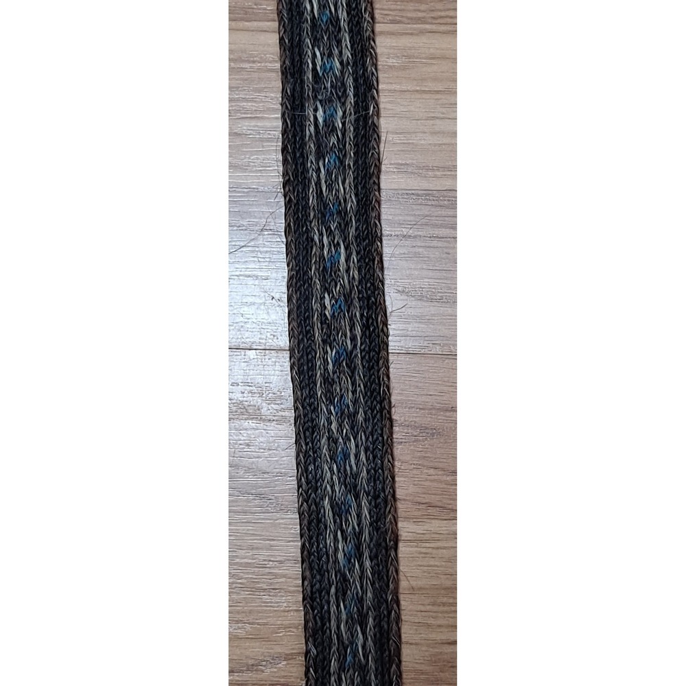 Size 40 Tomy Lama Leather/Twine Multi Colored Belt Western Some Wear - Picture 4 of 9